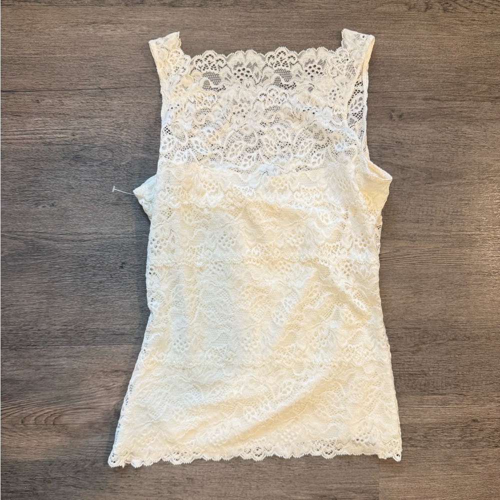 Soma Cream Lace Fitted Camisole